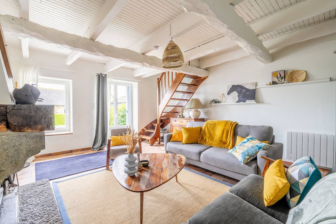 Holiday Home 'La Maison Des Chevaux' with Private Terrace and Private Garden in Saint-Vran, Dinan region