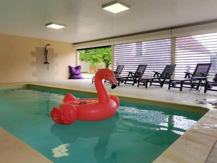 Location de vacances pour 4 personnes, avec Terrasse et Jardin ainsi que Piscine et Sauna à Pruniers-en-Sologne