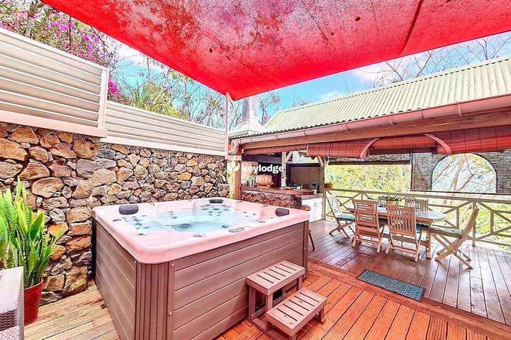 Chalet für 4 Personen, mit Garten in Saint-Paul