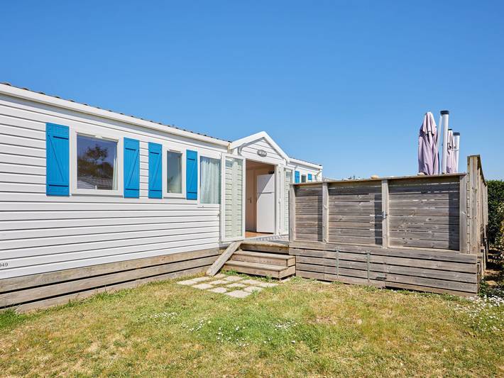Maison de vacances pour 6 personnes, avec jardin et piscine, animaux acceptés à Les Pieux