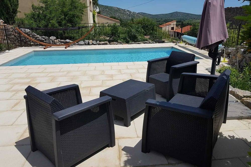 Gîte rural de 70 m² pour 4 personnes avec piscine in Opoul-Périllos, Côte méditerranéenne (France)