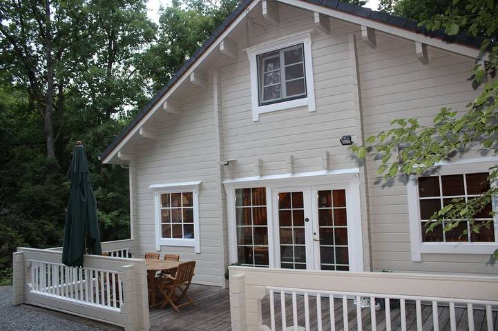 Chalet voor 8 personen, met sauna en terras, met huisdier in Durbuy