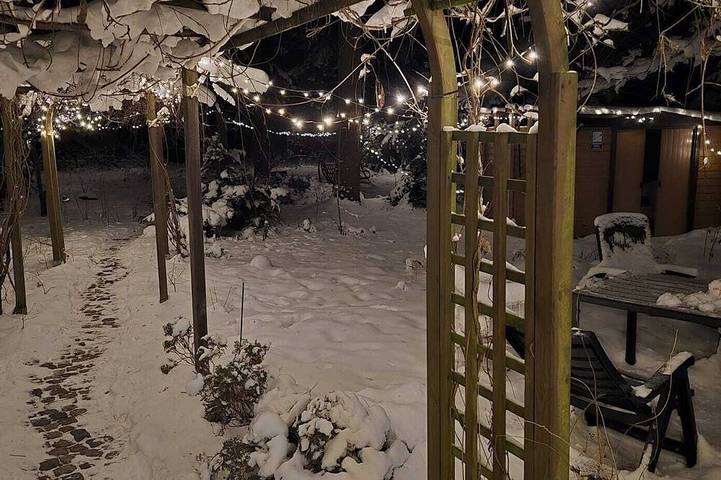 Ferienhaus für 3 Personen, mit Terrasse und Garten in Beelitz