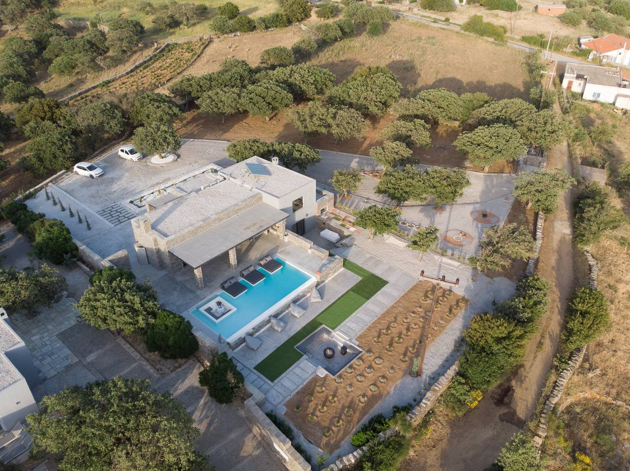 Villa für 10 Personen mit Terrasse in Kea