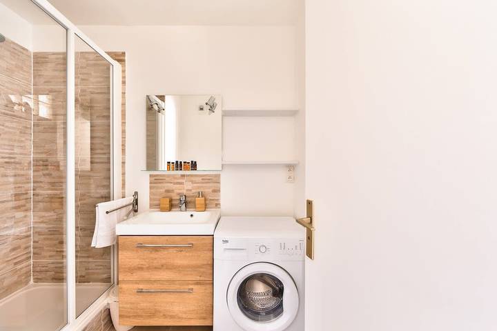 Entire apartment, Joli Studio, Neuf, Calme & Lumineux -Bail Mobilité in 13th Arrondissement, Paris