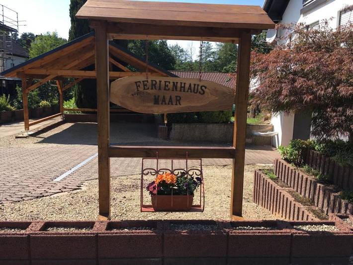 Ferienwohnung für 6 Personen, mit Terrasse und Garten sowie Ausblick in Beckingen