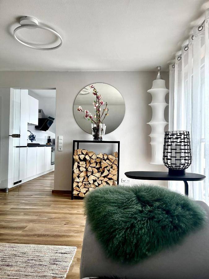 Ferienwohnung für 4 Personen, mit Ausblick und Balkon in Haldenwang