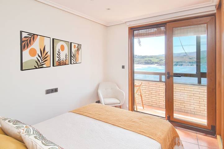 Ganze Wohnung, Ag Flat Caldeirón Malpica, first line of beach in Praia de Area Maior (Malpica de Bergantiños), Malpica de Bergantiños
