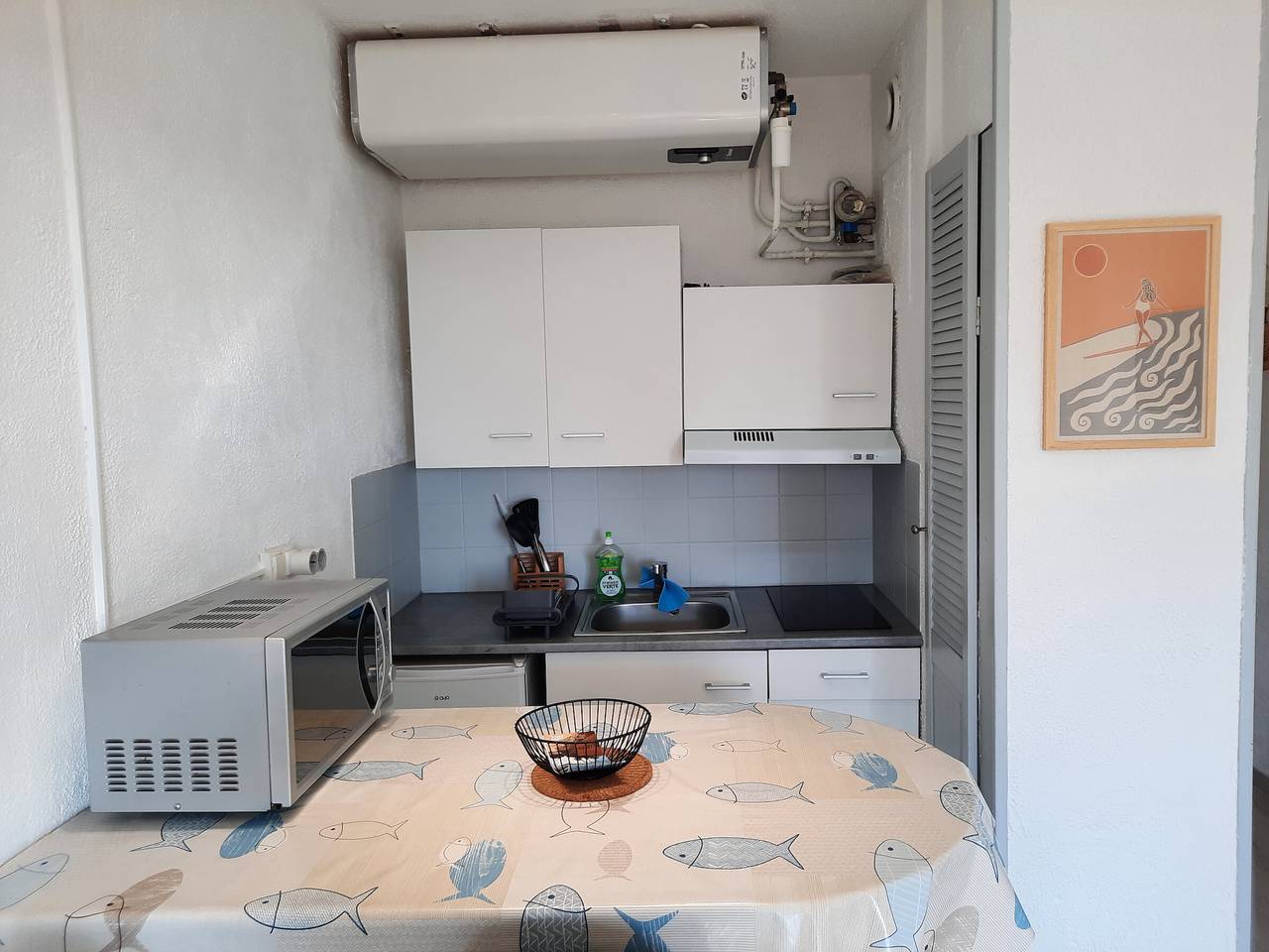 Ganze Wohnung, Rénoviertes Studio in Seignosse: 2 Min zum Strand, Balkon, Nespresso, ideal für 2 Pers. in Seignosse Océan, Seignosse