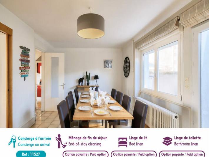 Gîte pour 10 personnes, avec jardin, animaux acceptés à Plobannalec-Lesconil - 3