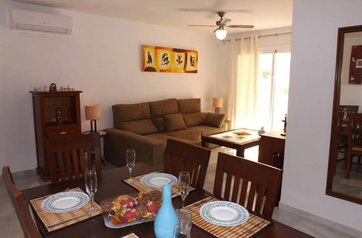 Entire apartment, Apartment in Miramar Fuengirola Ii with Pool, Wi-Fi, A/C, Terrace & Garden in Fuengirola, Costa del Sol