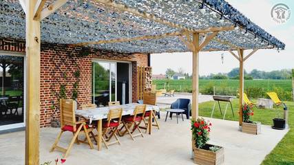 Gîte pour 4 personnes, avec jardin à Steenwerck