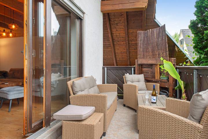 Ferienwohnung für 4 Personen, mit Sauna und Balkon sowie Garten in Stockach - 3
