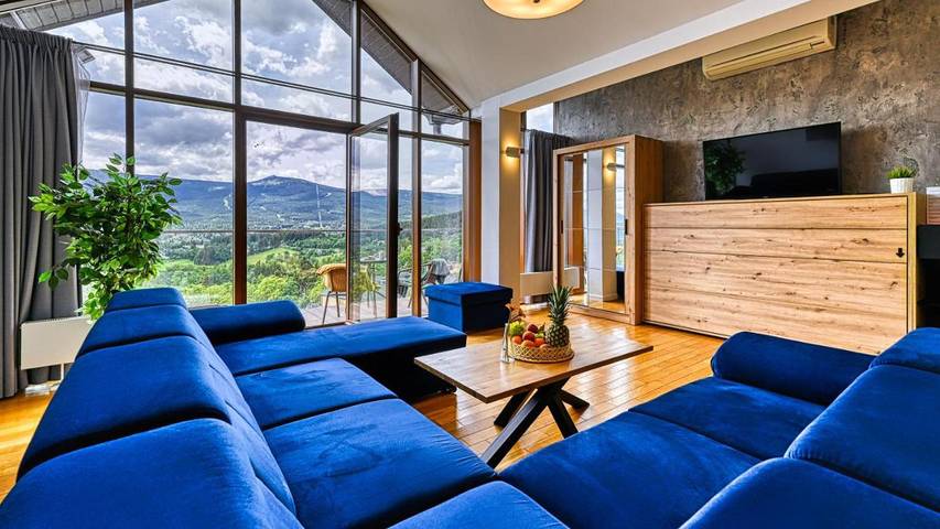 Apartament wakacyjny dla 2 osób, z balkon, zwierzęta dozwolone w Szklarska Poręba