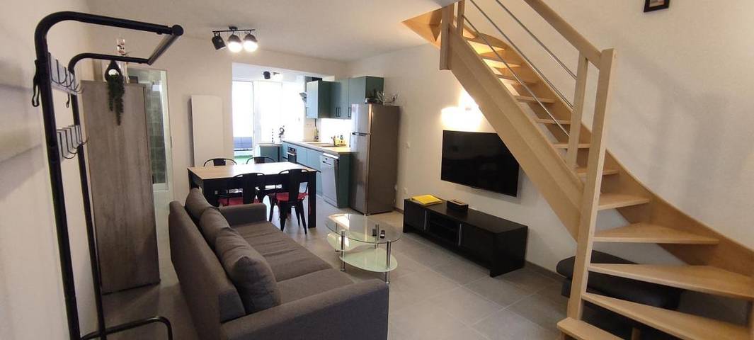 Maison de vacances pour 3 personnes, avec jardin