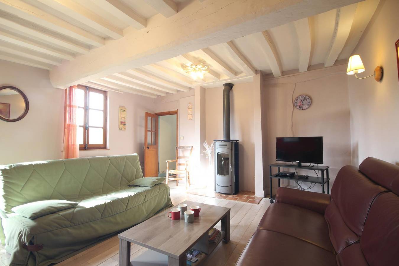 Gîte voor 12 personen met terras in Clères, Rouen en omgeving