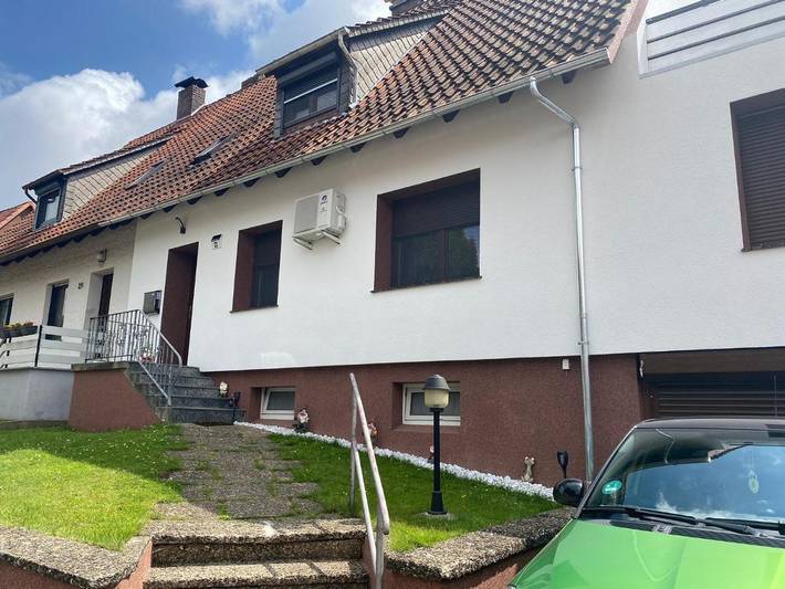 Ferienwohnung für 5 Personen, mit Balkon und Terrasse sowie Ausblick
