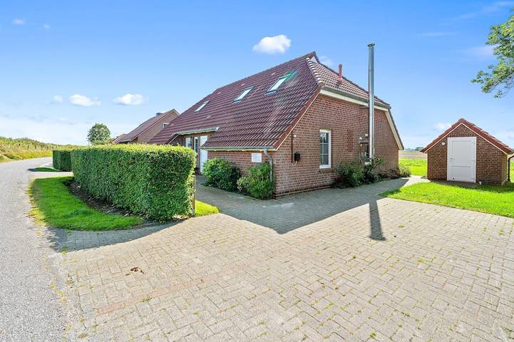 Ferienhaus für 4 Personen, mit Terrasse und Garten in Ostfriesland