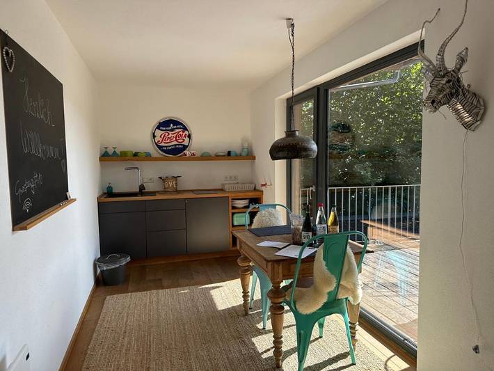 Ferienwohnung für 2 Personen, mit Balkon und Terrasse sowie Garten und Sauna in Poppenhausen - 2