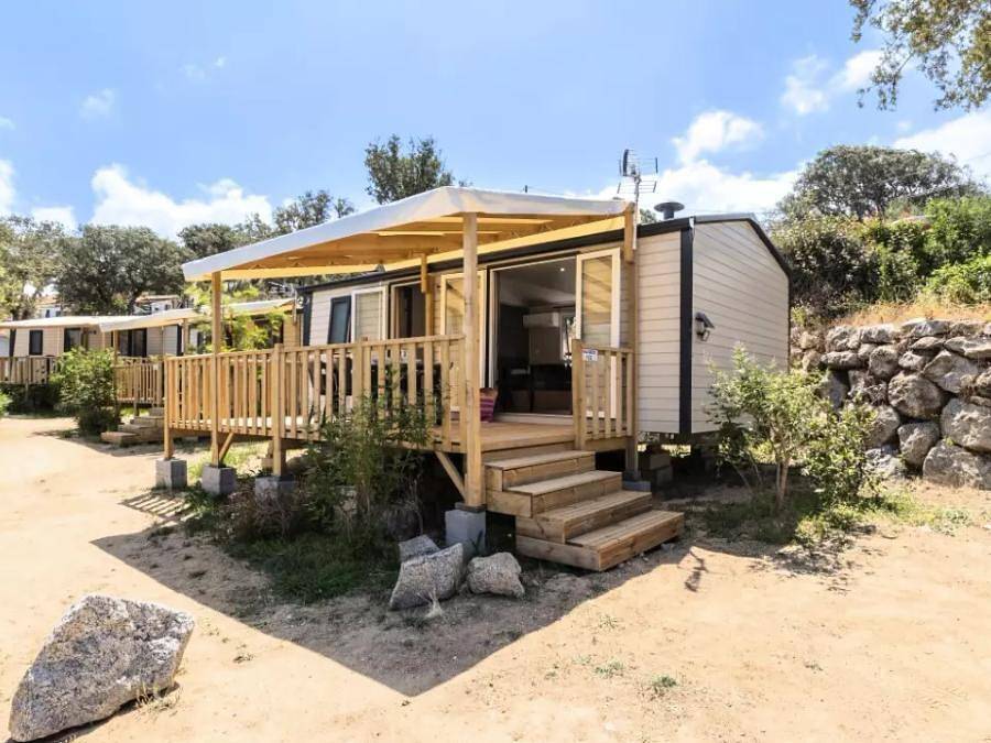 Camping maeva Escapades Le Colomba - Mobilheim 4 personen - Komfort 3 Zimmer 4 Personen Klimatisiert + Tv in Olmeto, Sartène und Umgebung