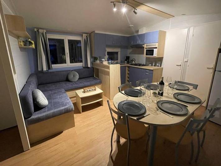 Mobil home pour 6 personnes, avec bassin pour enfant à Grayan-et-l'Hôpital - 2