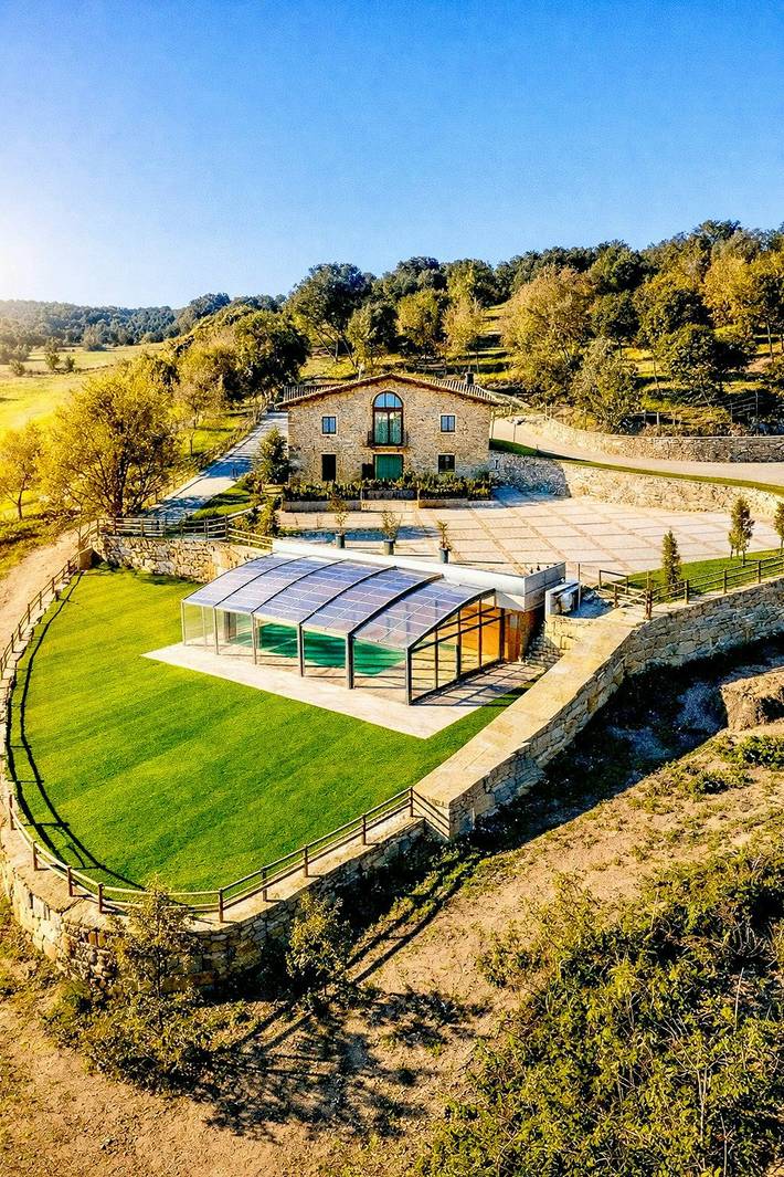 Apartamento para 16 personas, con jardín y sauna, Familias con niños en Osona
