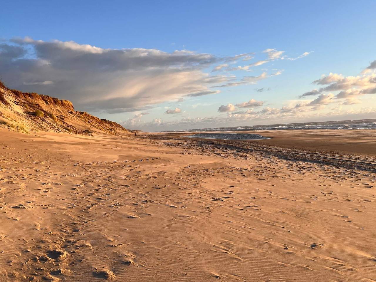 Meeresgluck in Lynderup in Ringkøbing, Holmsland Klit