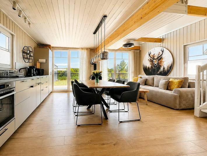 Ferienhaus für 6 Personen, mit Terrasse und Garten sowie Sauna in Wandlitz
