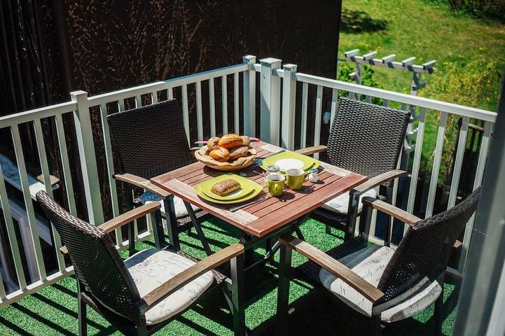 Appartement de vacances pour 4 personnes, avec balcon et sauna, animaux acceptés - 1