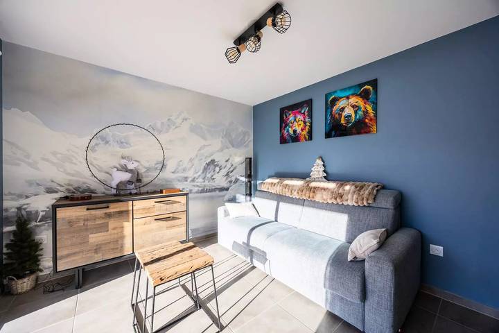 Appartement de vacances pour 6 personnes, avec jardin et vue