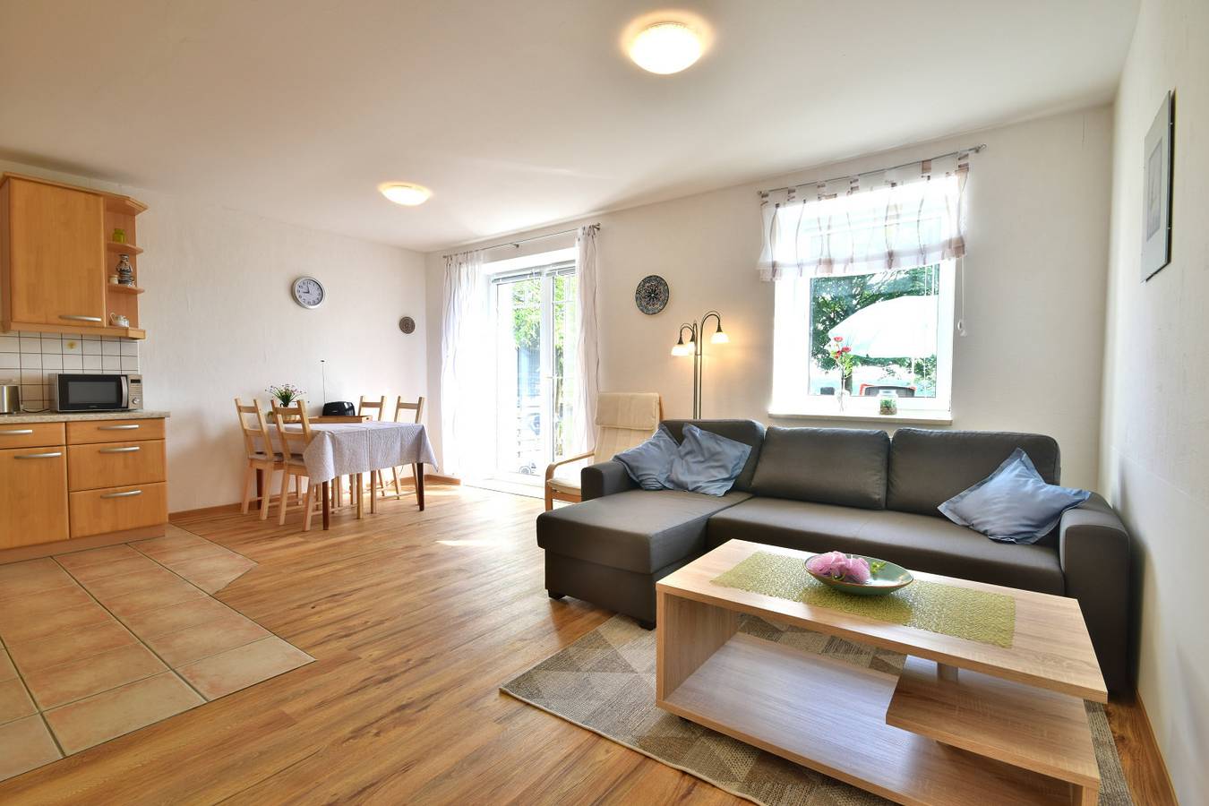 Ganze Ferienwohnung, Ferienwohnung Weideblick auf dem Bauernhof am Schweriner See in Bad Kleinen, Nordwestmecklenburg (Wismar und Umgebung)