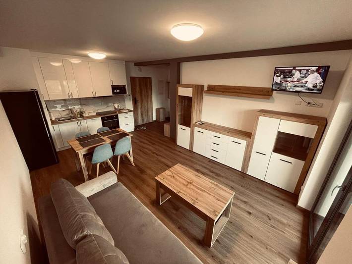 Apartament wakacyjny dla 5 osób, z balkon w Lesko