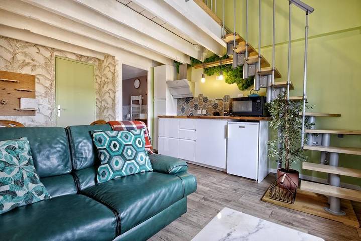 Appartement de vacances pour 2 personnes, avec jardin et vue
