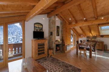 Chalet pour 6 personnes, avec balcon à Chamonix-Mont-Blanc