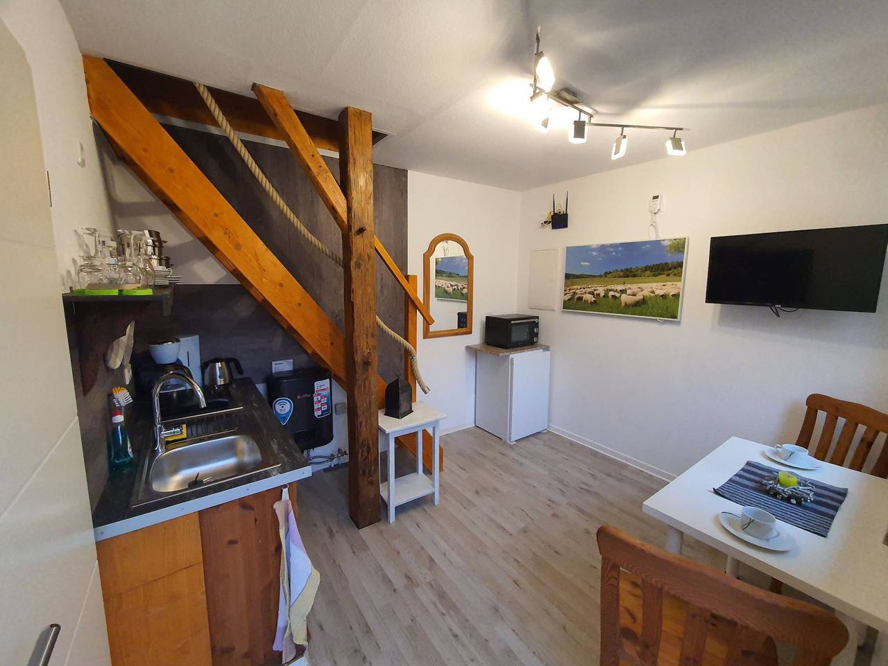 Ganze Ferienwohnung, Ferienhaus Rhöner Auszeit - Fewo Ringeltaube in Kaltenwestheim, Rhön