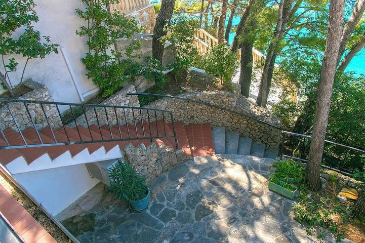 Ganze Wohnung, Studio-Apt. am nächsten zum Strand mit eigener Terrasse in Brela, Makarska Riviera