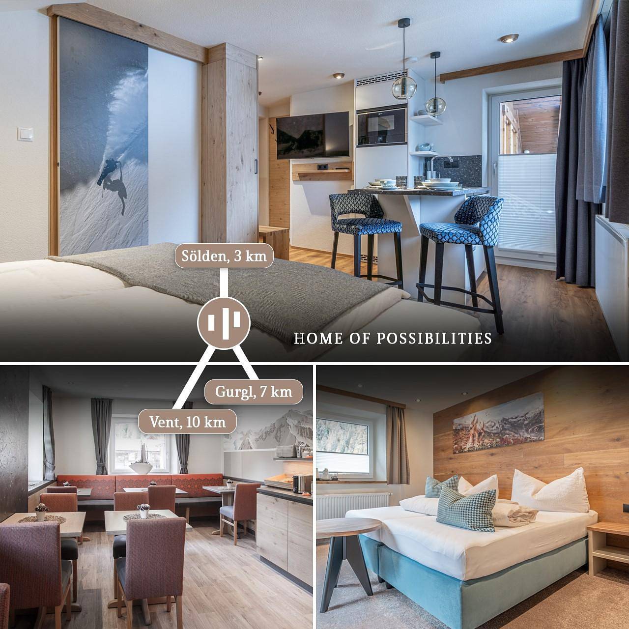 Ganze Ferienwohnung, Ötztal Komfort Apart in Sölden (Österreich), Ötztal