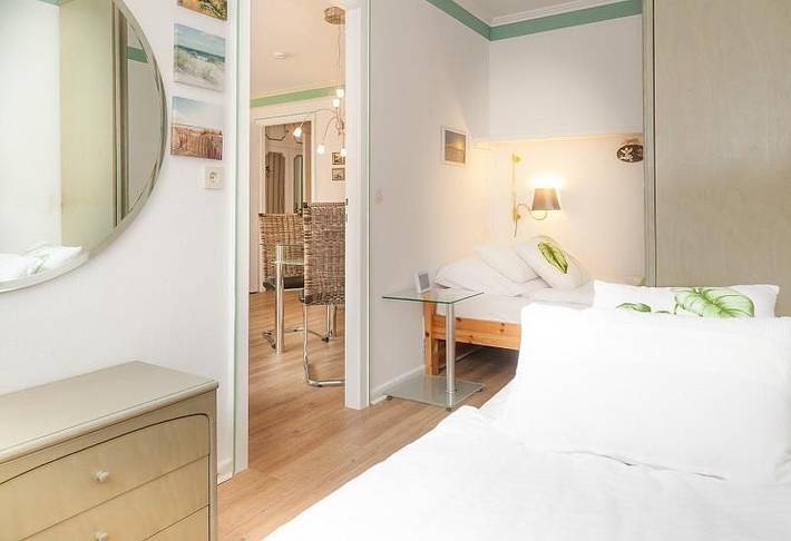 Ganze Wohnung, Haus Carmen Sylva, App. 9 direkt am Strand. 2-Zimmerwhg. mit Balkon in Westerland, Sylt (Gemeinde)
