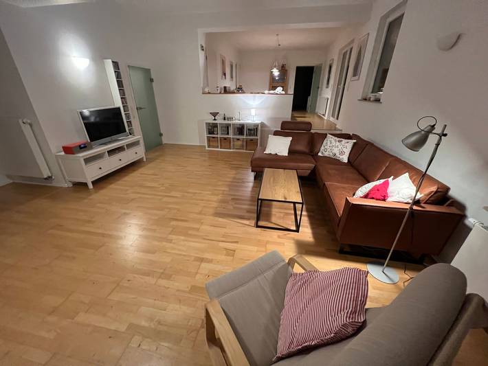 Ferienwohnung für 7 Personen, mit Terrasse und Garten sowie Ausblick in Oldenburg