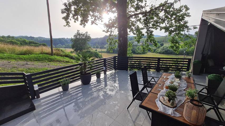 Ferienhaus für 4 Personen, mit Terrasse