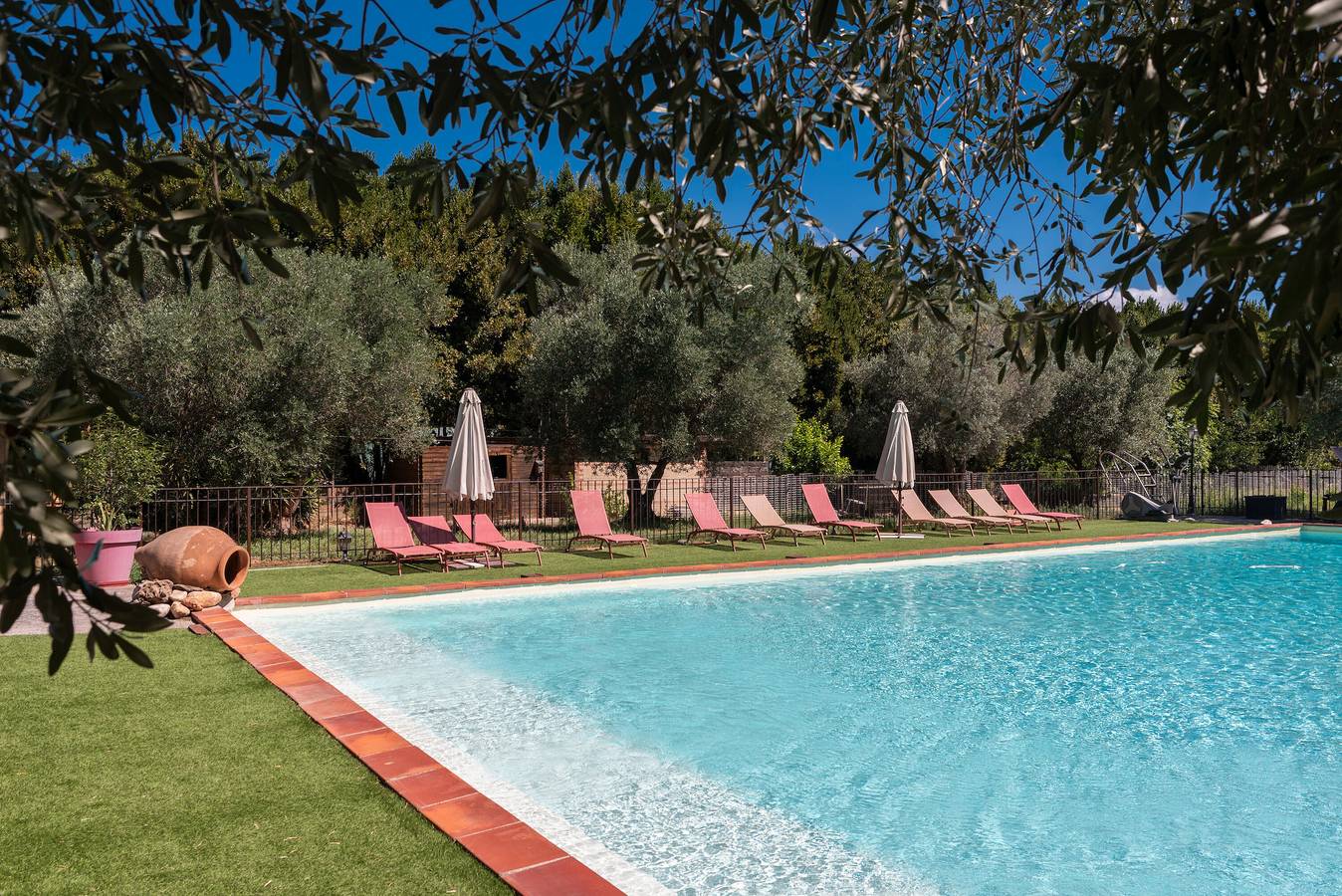Ferienhaus 'Gite Du Mas De L'horte' mit Gemeinschaftspool und Gemeinschaftsgarten in Le Soler, Perpignan und Umgebung