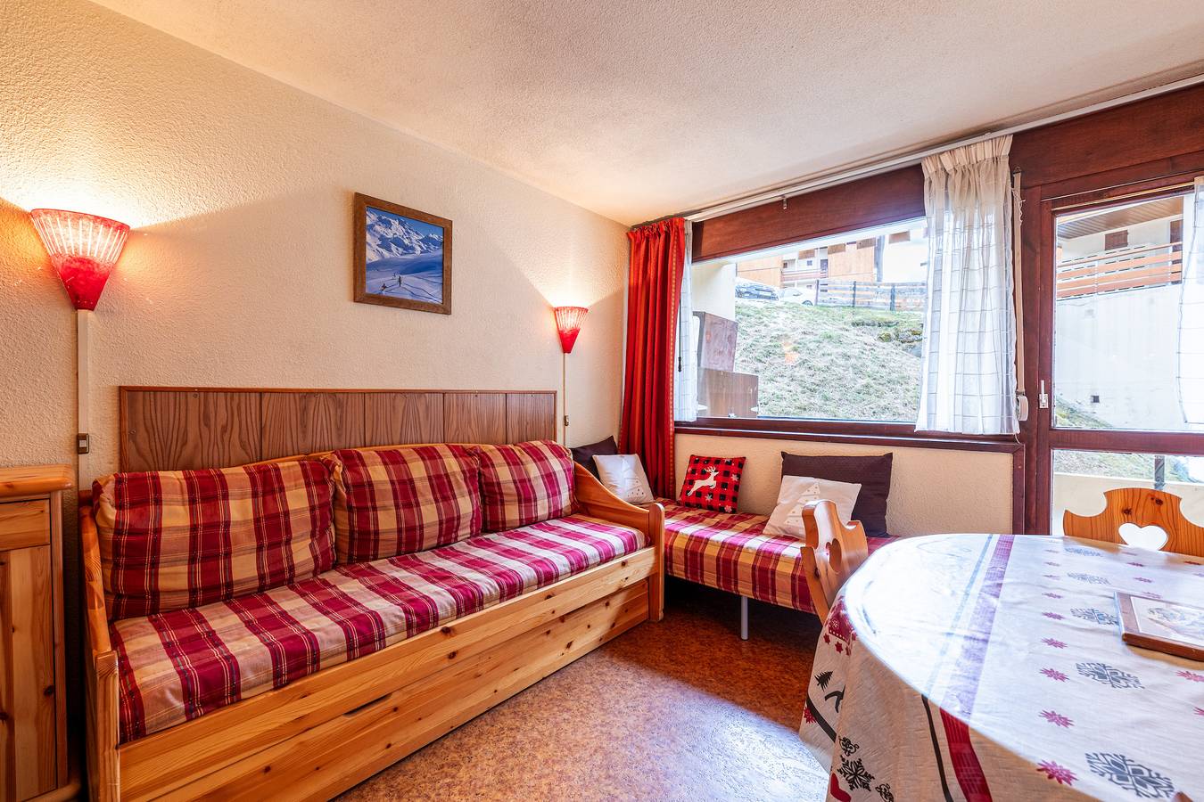 Appartement entier, Appartement 'Au Pied Des Pistes' avec balcon in Saint-Martin-de-Belleville, Les Trois Vallées
