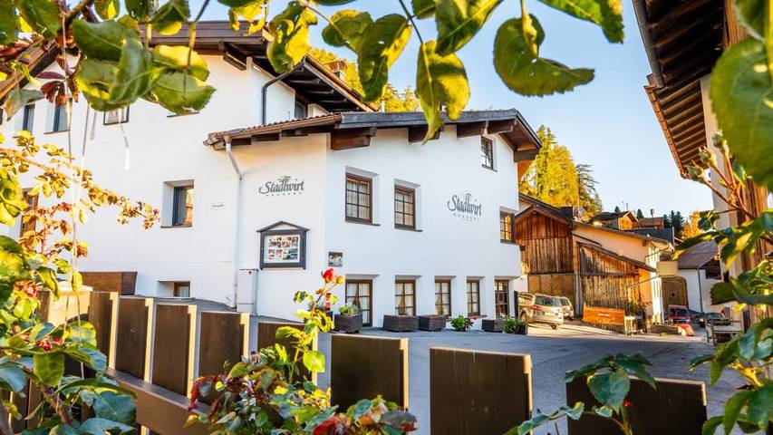 Ferienwohnung für 2 Personen, mit Terrasse und Sauna sowie Ausblick in Nauders