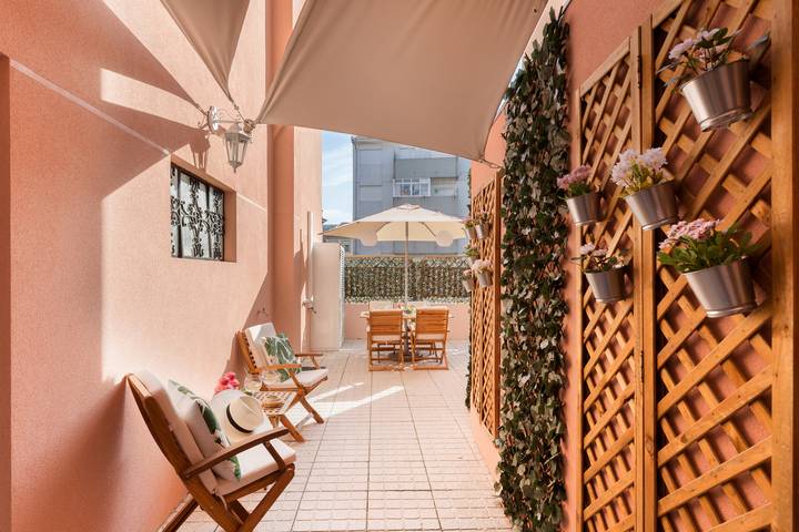 Apartamento de vacaciones para 4 personas, con terraza en Oporto - 2