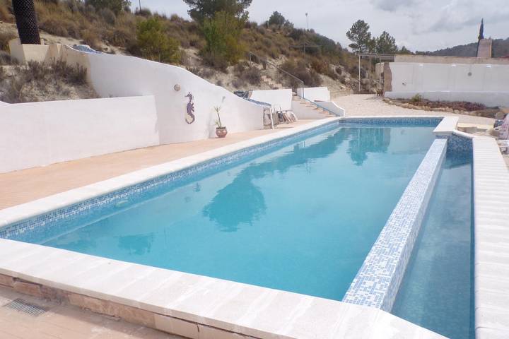 Appartement de vacances pour 4 personnes, avec Terrasse ainsi que Jardin et Piscine à Jumilla