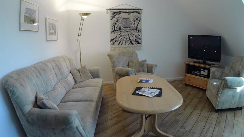 Ferienwohnung für 4 Personen, mit Balkon/Terrasse und Terrasse sowie Garten in Tating - 3
