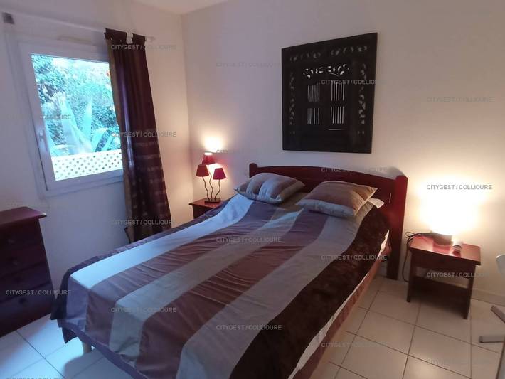 Ganze Wohnung, F2 Apartment mit Terrasse und Parkplatz, in der Nähe des Strandes von Collioure in La Côte Vermeille, Collioure