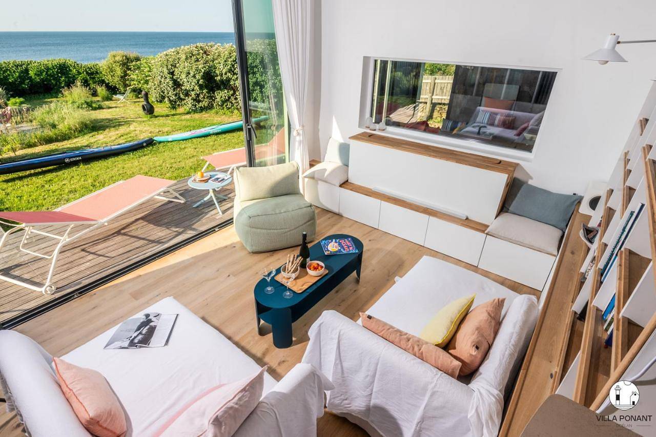Villa Ponant 5 étoiles à Doëlan, piscine face mer in Doëlan, Clohars-Carnoët