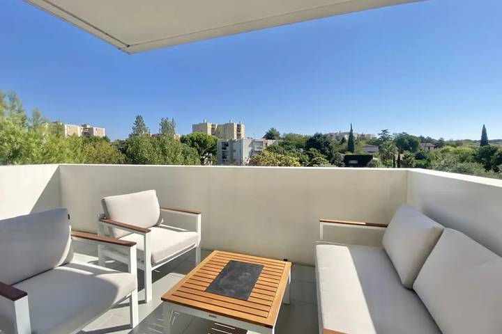 Ferielejlighed for 4 personer, med Terrasse i Montpellier
