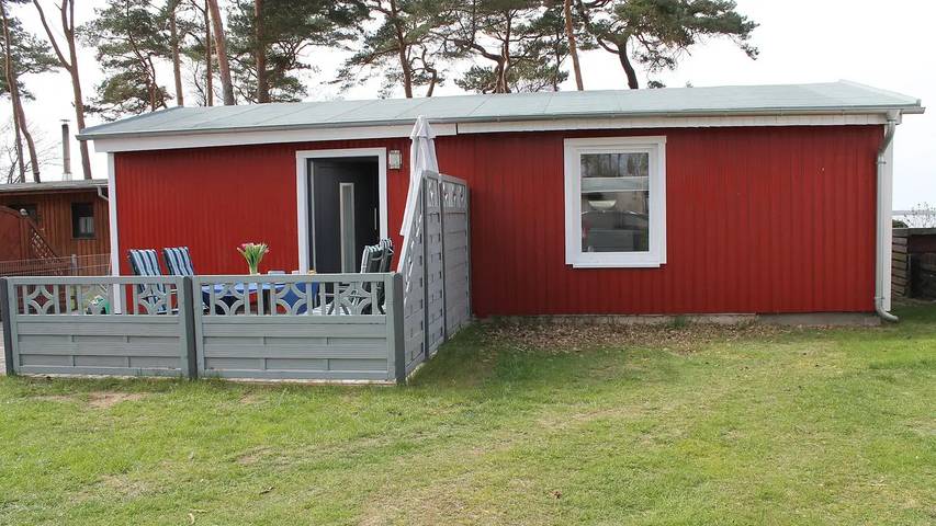 Bungalow für 4 Personen, mit Garten am Salzhaff